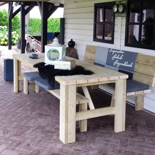 Tuintafel eettafel tafel houthandel smets
