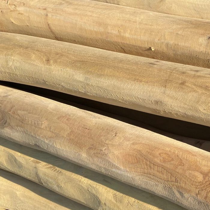 robinia spintvrij houten palen rond